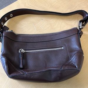 Coach brown leather bag